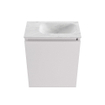 MONDIAZ TURE-DLUX Meuble toilette - 40cm - Cale - EDEN - vasque Opalo - position droite - sans trou de robinet SW1104213