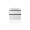 Duravit D-Neo lavabo 80x48x16.5cm 1 trou de robinet rectangulaire Céramique Blanc SW640432