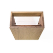 Saniclass Holz Atelier meuble sous-lavabo en chêne - 39.4x21.5x55cm - 1 porte - Chêne naturel SW1420819