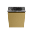 MONDIAZ TURE-DLUX Meuble toilette - 40cm - Oro - EDEN - vasque Lava - position centrale - sans trou de robinet SW1103900