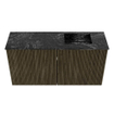 Mondiaz JOYA-DLUX Meuble de salle de bains 80cm - couleur Shadow - Vasque FAYE position Droite Sans trou de robinet couleur Lava SW1422852