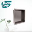 FugaFlow Eccelente Acces Inbouwnis badkamer - 30x30x10cm - Geborsteld RVS SW1123853