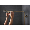 Hansgrohe Pulsify S Puro Ensemble de douche de tête thermostatique - 26cm - douche de tête ronde - douchette à main - bronze brossé (bronze) SW1151847