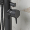 Robinet baignoire Crosswater MPRO - sur pied - avec douchette à main - noir mat SW209267