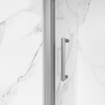 Fortifura Galeria Porte de douche - 60x200cm - profilé - verre de sécurité anticalcaire – Inox brossé SW1122469