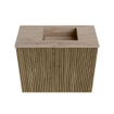 Mondiaz JOYA-DLUX 50cm meuble de toilette - couleur Dusk - Lavabo FAYE position Droite Sans trou de robinet couleur Saba. SW1426043