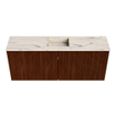 Mondiaz JOYA-DLUX 100cm toiletmeubel - kleur Ruby - Wastafel FAYE positie Midden Zonder kraangat kleur Nata. SW1425440