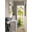 Hansgrohe Xarita Lite Q Spiegel - 50x70cm - led verlichting - Horizontaal - wandschakelaar - Mat wit SW1165006