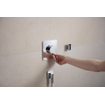 Hansgrohe FixFit Fine Q Raccord mural - sans clapet anti-retour - chrome SW1388216