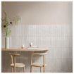 SAMPLE Ceralto Pavero Urban Wandtegel 6x24cm 10mm porcellanato Bianco SW914200