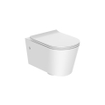 Nemo Spring Moon PACK toilette suspendue 545 x 360 x 365 mm en porcelaine sans rebord, avec abattant fin softclose Duroplast blanc SW288193