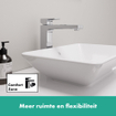 Hansgrohe Vernis robinet lavabo 181 highriser sans bonde chrome SW651601