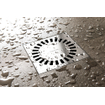 Easy Drain Aqua Compact vloerput met ABS sifonhuis RVS rooster en zijuitlaat 15x15cm inbouwdiepte 60mm incl. verstelb. uitloop Ø50/Ø40m 2302765