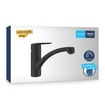 Grohe Start Keukenkraan - 1-gats - voorsprong 22.7cm - mat zwart SW924871