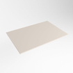 Mondiaz TOP 23 Plan sous vasque - 40x23.5x0.9cm - compatible comme plan de meuble - solid surface - Linen SW1021285