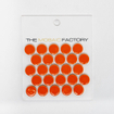SAMPLE The Mosaic Factory Venice Pennyround Carrelage mosaïque - 1.9x0.5cm - Carrelage mural - pour intérieur et extérieur Rond céramique - orange SW862187