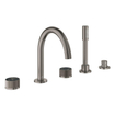 Grohe Atrio private collection 5-gats badrandmengkraan hard graphite geb SW929924