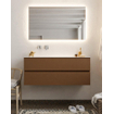 Mondiaz VICA ensemble de meuble de salle de bain - 120cm - meuble sous-vasque reposant - 2 tiroirs - lavabo moon gauche - sans trou de robinet version XL 60cm de haut SW1089669