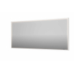 INK SP19 spiegel - 180x4x80cm rechthoek in stalen kader incl dir LED - verwarming - color changing - dimbaar en schakelaar - mat wit SW955808
