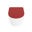 MONDIAZ LAVIE WC suspendu - 36x53cm - sans bride - Fire (rouge) - softclose - quick-release - abattant WC - Talc (offwhite) SW1208669