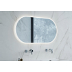 BRAUER Miroir mural sans éclairage 60x120cm Ovale aluminium SW721026