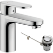 Hansgrohe Vernis wastafelkraan 108 met waste chroom SW651378