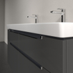 Villeroy & Boch Subway 2.0 meuble sous-lavabo - 128,7x59x44,9cm - Glossy grey SW118762