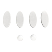 INK Play 1 tablette - 40x22x3.2cm - fixation invisible - carré - MDF placage Charcoal SW373860