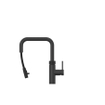 Quooker BE Flex Square Robinet d'eau bouillante - bec pivotant et extractible - réservoir Combi - Eau chaude / bouillante - noir SW1419543