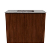 Mondiaz JOYA-DLUX Meuble de salle de bains 50cm - couleur Ruby - Vasque FAYE position Milieu Sans trou de robinet couleur Sombra. SW1425657