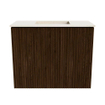 Mondiaz JOYA-DLUX Meuble de salle de bains 50cm - couleur Walnut - Vasque FAYE position Milieu Sans trou de robinet couleur Meli. SW1424384