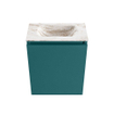 MONDIAZ TURE-DLUX meuble WC 40 cm Smag. EDEN lavabo Frappe position milieu. Sans trou de robinet. SW1102981