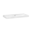 Saniclass Wave Lavabo pour meuble - 100x46x7.5cm - trop-plein - 1 cuve - sans trous de robinet - céramique - blanc SW444800