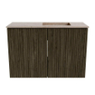 Mondiaz JOYA-DLUX Meuble de salle de bains 60cm - couleur Shadow - Vasque FAYE position Droite Sans trou de robinet couleur Saba SW1425103