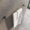 Hotbath Archie Porte-serviettes - 64cm - gunmetal brossé PVD SW798938