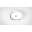 Arcqua Case vasque à poser - 40x28cm - Ovale - Marbre de synthèse Blanc Brillant SW767301