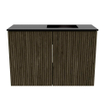 Mondiaz JOYA 60cm toiletmeubel - kleur Shadow - Wastafel FAYE positie Rechts Zonder kraangat kleur Urban. SW1421502