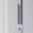 BRAUER Season cabine de douche - 160x90x200cm - porte coulissante - verre transparent - réversible - traitement du verre - chromé SW1448693