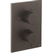 Robinet de baignoire encastré Crosswater MPRO Crossbox - thermostatique - noir mat SW451365