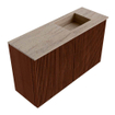 Mondiaz JOYA-DLUX 70cm toiletmeubel - kleur Ruby - Wastafel FAYE positie Rechts 1 kraangat kleur Saba. SW1425578