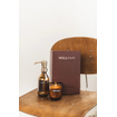 Wellmark Discover giftset - handzeep en geurkaars - bamboo - bruin glas SW891023