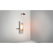 Sunshower Round Small Plus infrarood en UV licht opbouw incl. wandbeugel 95x33x12cm White SW769441