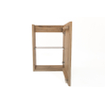 Saniclass Holz Pure meuble lave-mains - 39.4x21.5x55cm - 1 porte - Chêne naturel SW1482337
