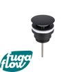 FugaFlow Eccelente Sobrado Badkamer Klikwaste afvoerplug mat zwart SW1124312