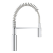 GROHE Get Keukenkraan - hoog - 2 straalsoorten - met profesionele handdouche - chroom SW206999