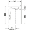 Duravit Starck 3 lavabo 60x54,5cm sans/troût de robinet blanc SW117177