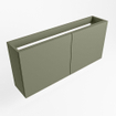 Mondiaz FOWY fonteinonderkast - 110x22x50cm - 2 deuren - push to open - softclose - Army SW1016912
