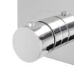 Wiesbaden Caral Ensemble de finition thermostat encastré 2 voies chrome SW62492