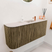 Mondiaz JOYA-DLUX 103.2cm toiletmeubel - ronding links en rechts kleur Dusk - Wastafel FAYE positie Midden 1 kraangat kleur Nata. SW1425966