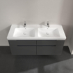 Villeroy & Boch Subway 2.0 meuble sous-lavabo - 128,7x59x44,9cm - Glossy grey SW118762